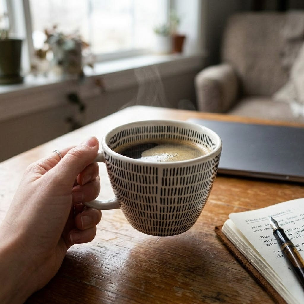 Retro Irregular Ceramic Mug