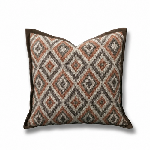 Striped Wide-Edge Cushion Cover