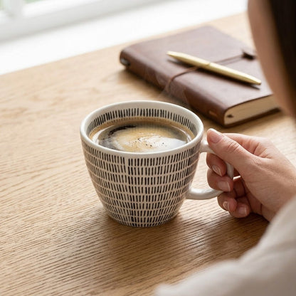 Retro Irregular Ceramic Mug
