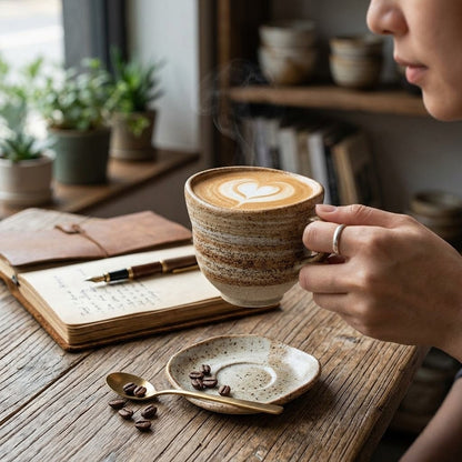 Irregular Retro Teacup