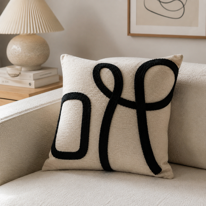 Abstract Knot Cushion Cover