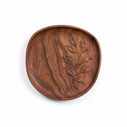 Irregular Walnut Serving Tray